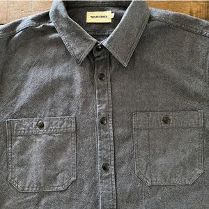 Taylor stitch utility shirt indigo crosshatch